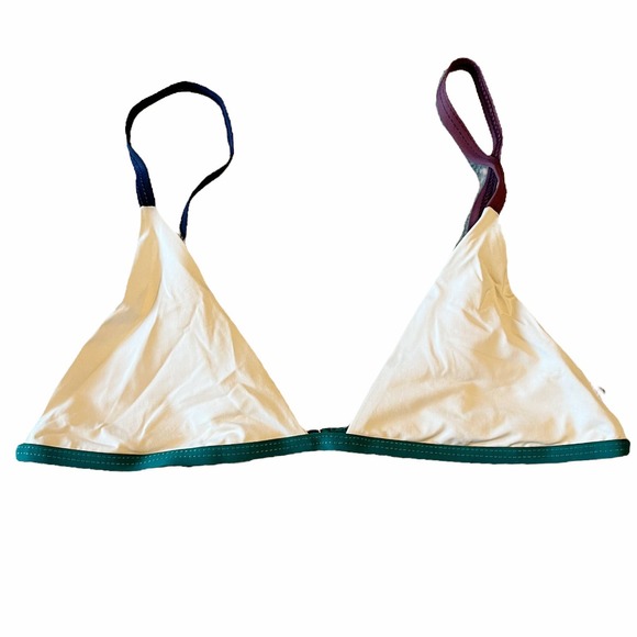 TAVIK Bikini Set Zepplin Top Jayden Bottom Color Block Tapioca Large NWT - Picture 5 of 12